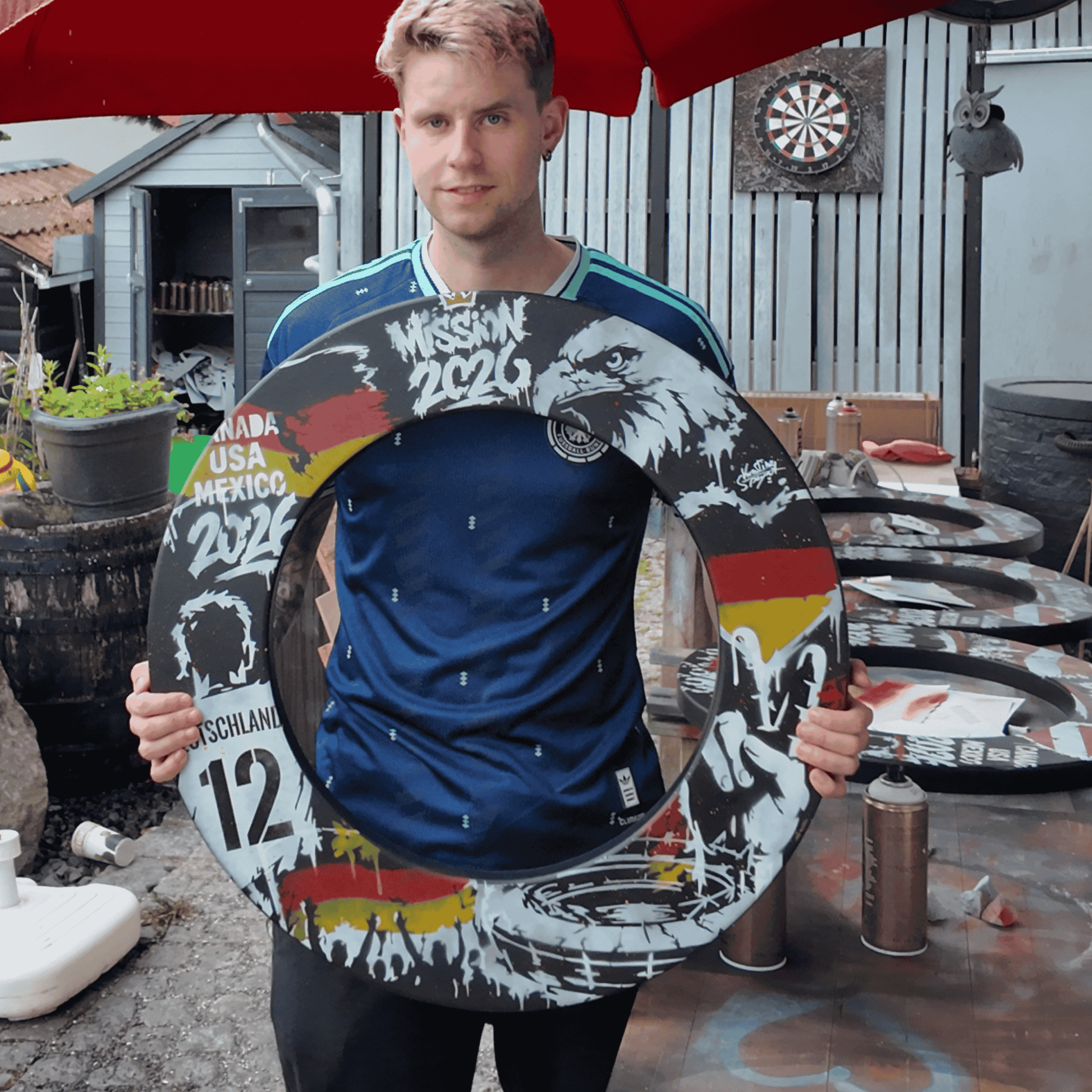 Darts4All Handmade Deutschland Surrounds von Timö Böll , handgefertigt.